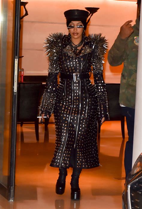 cardi b ysl boots|Cardi B's Best Shoe Style Fashion You Need to See, Photos.